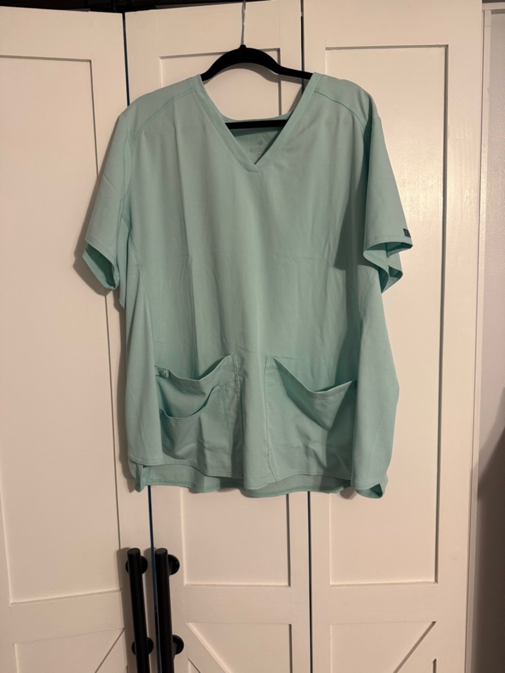 Med Couture Mint V-Neck Scrub Top